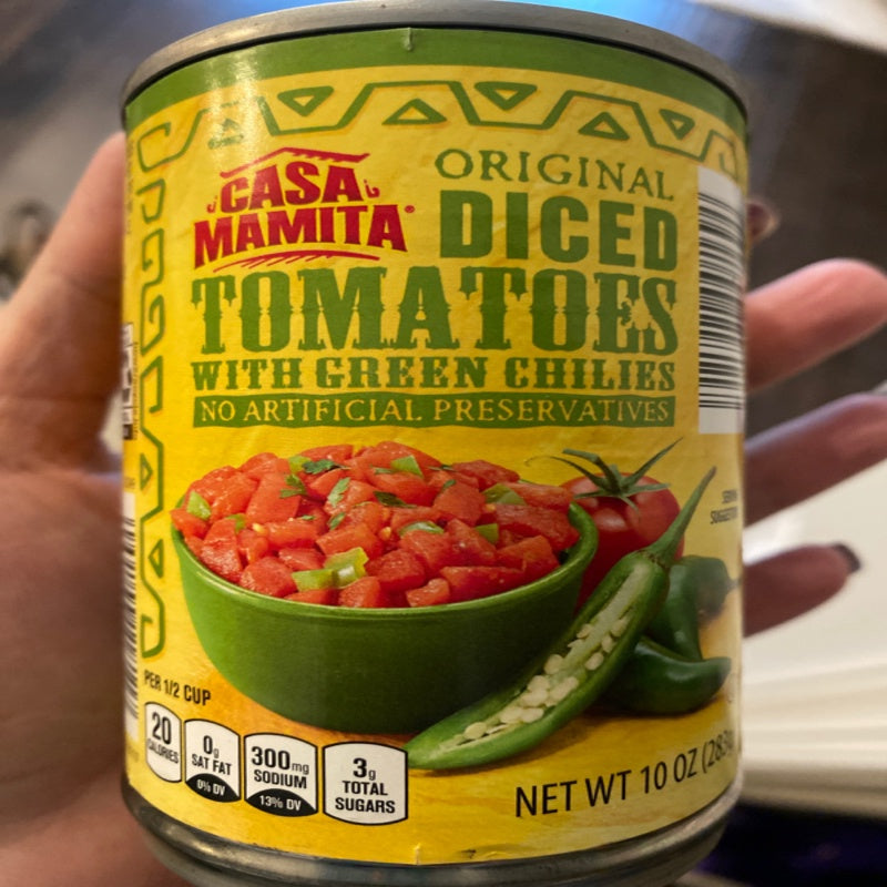 CASA MAMITA Diced Tomatoes w/ Chilies 10oz