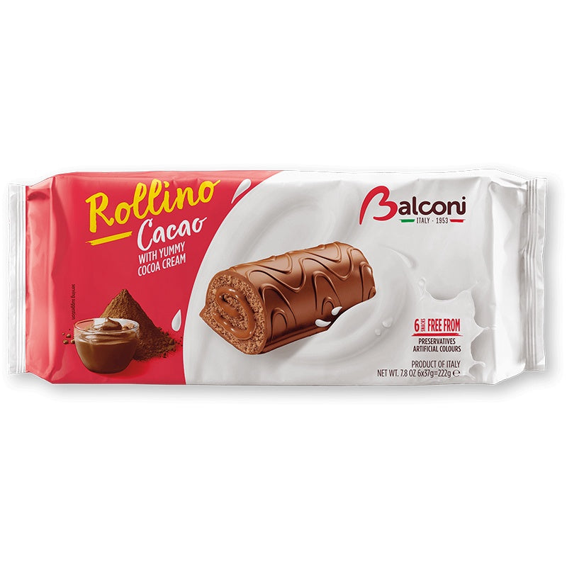 BALCONI Rollino Chocolate Creme Mini Rolls 222g