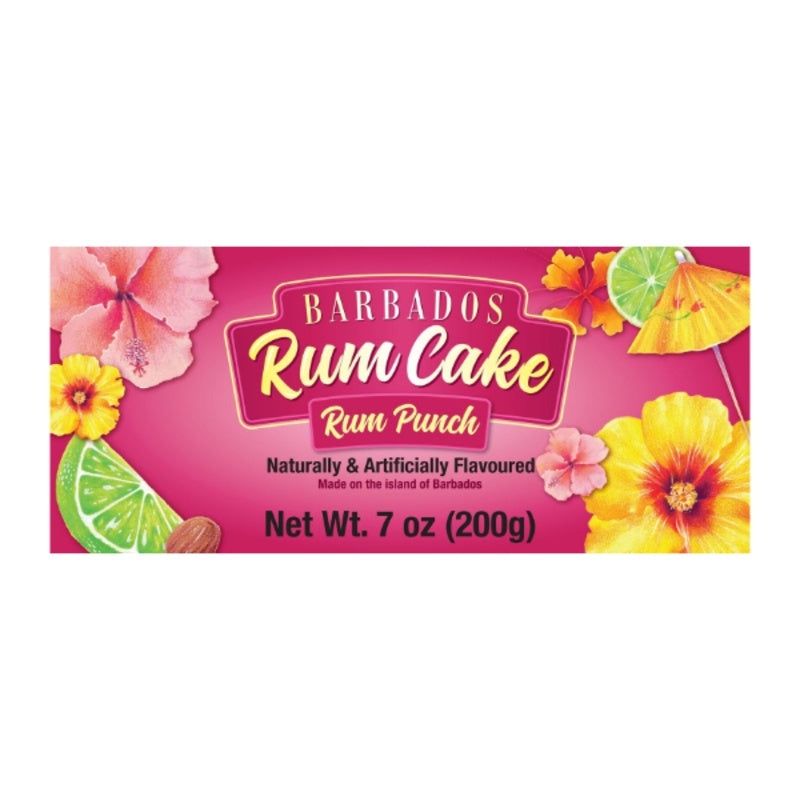 BARBADOS Rum Cake Rum Punch 7oz