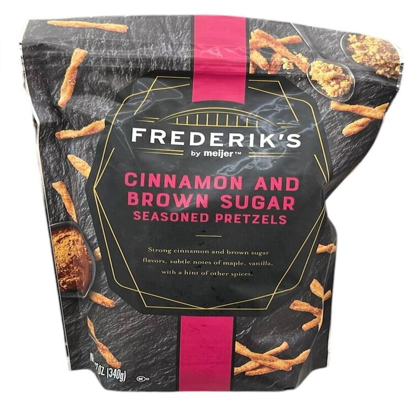 FREDERIK'S Cinnamon & Brown Sugar Seasoned Pretzels 12oz