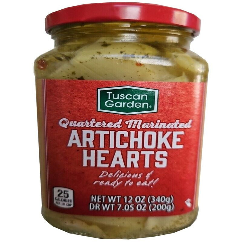 TUSCAN GARDEN Marinated Artichoke Hearts 12oz