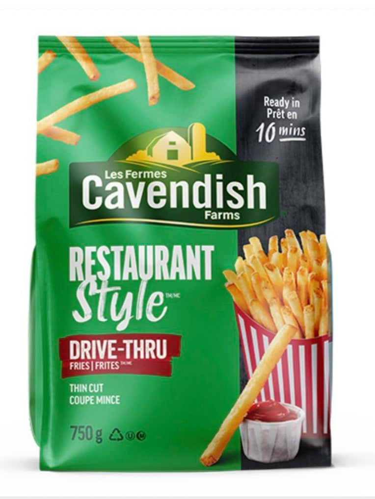 CAVENDISH Restaurant Style Thin Cut Fries 750g