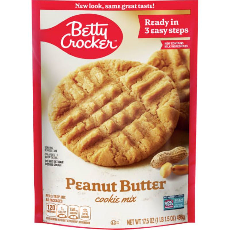 BETTY CROCKER Peanut Butter Cookie Mix 17.5 oz