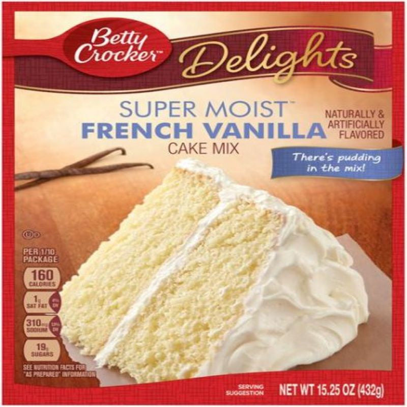 BETTY CROCKER French Vanilla Cake Mix