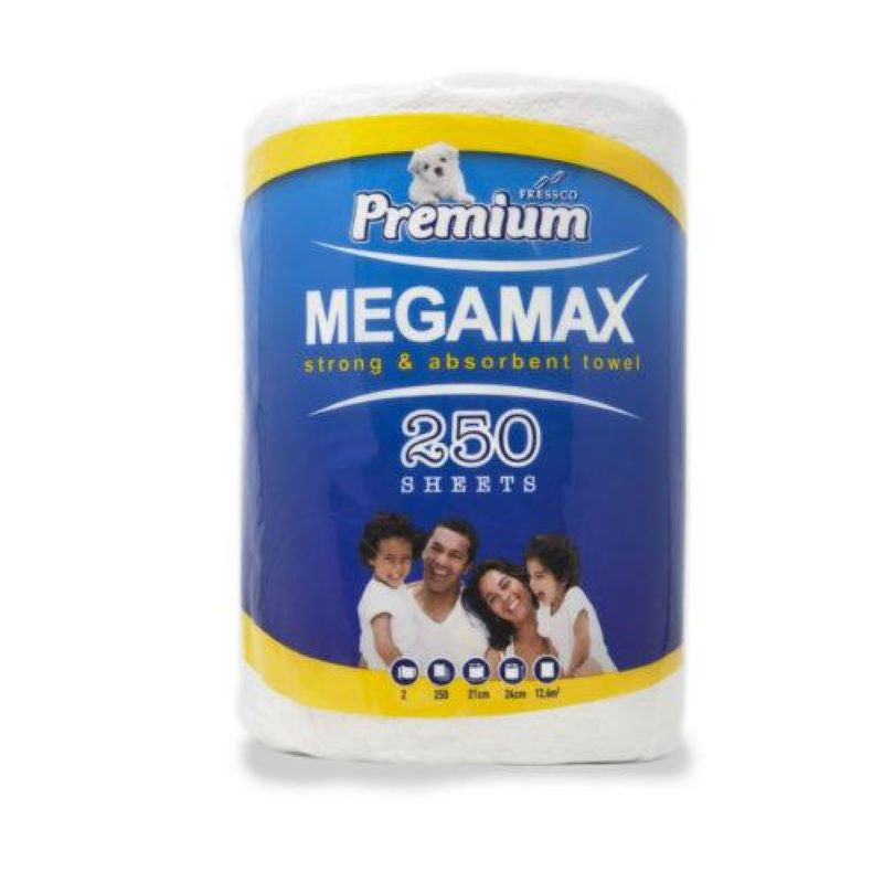 MEGAMAX Premium Paper Towels 250 sheets
