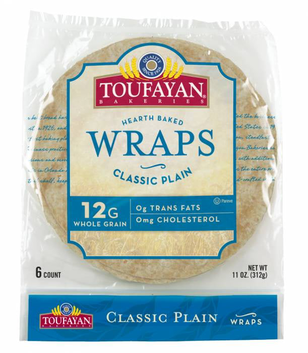 TOUFAYAN Plain Wraps 6 Count