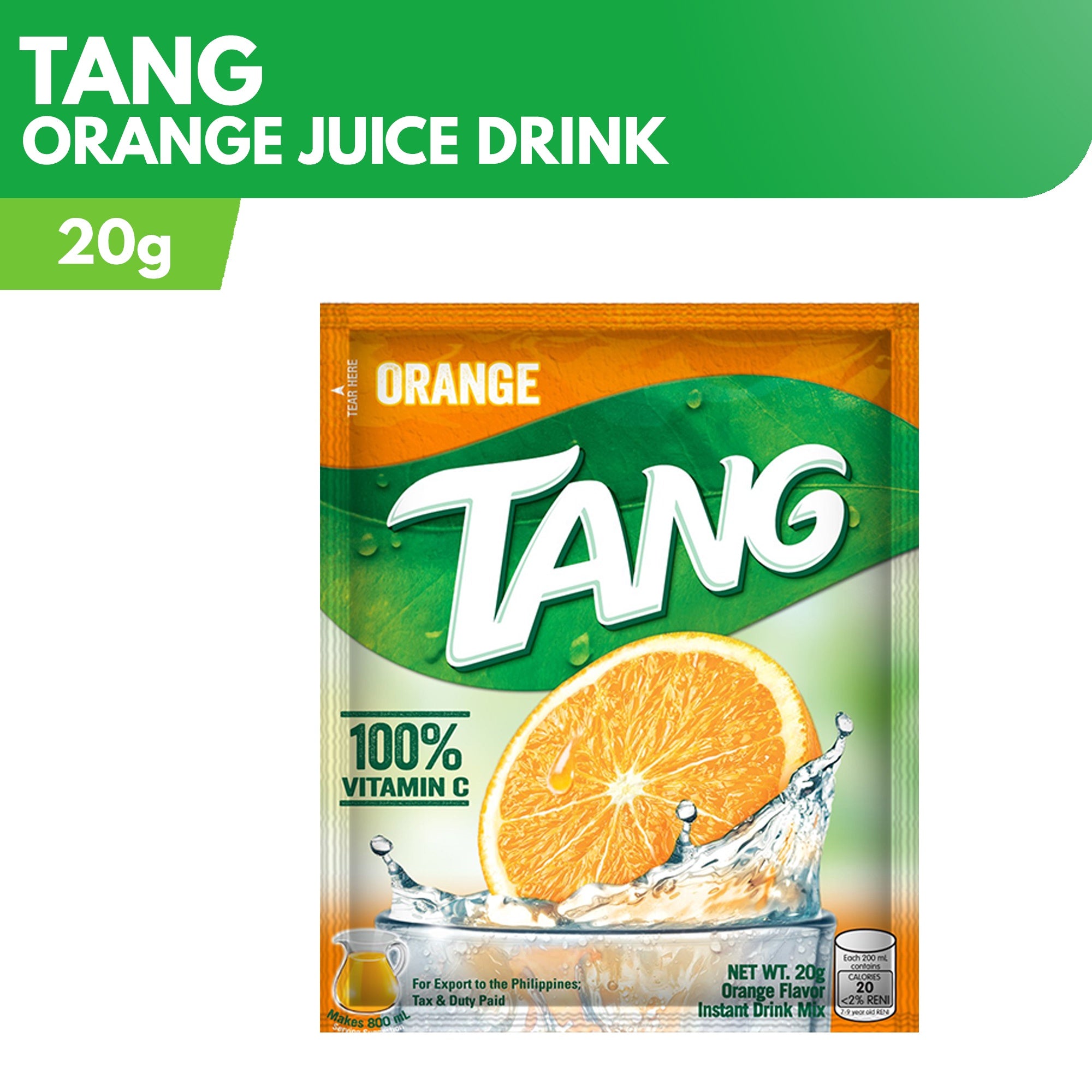 TANG Orange Drink Mix 20g