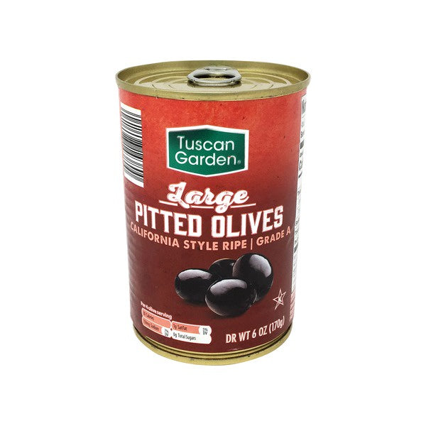 TUSCAN GARDEN Large Pitted Olives 6 oz