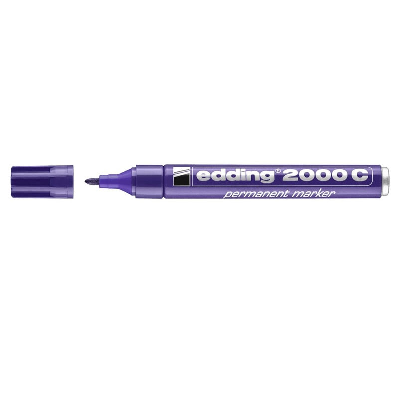 EDDING 2000 G Permanent Marker Round Tip Purple