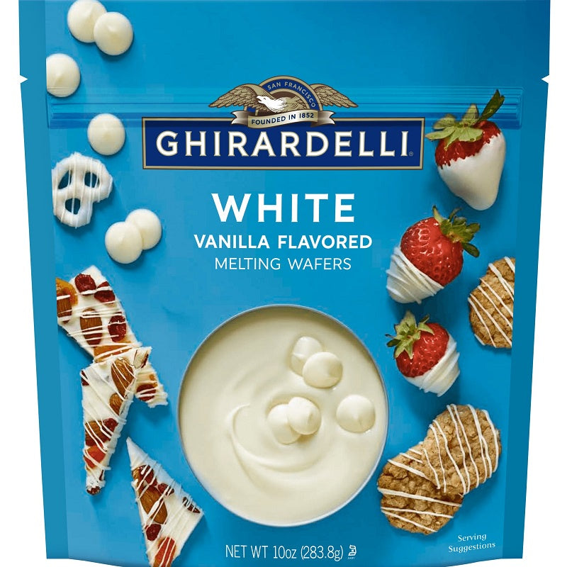 GHIRARDELLI White Vanilla Melting Wafers 10 oz