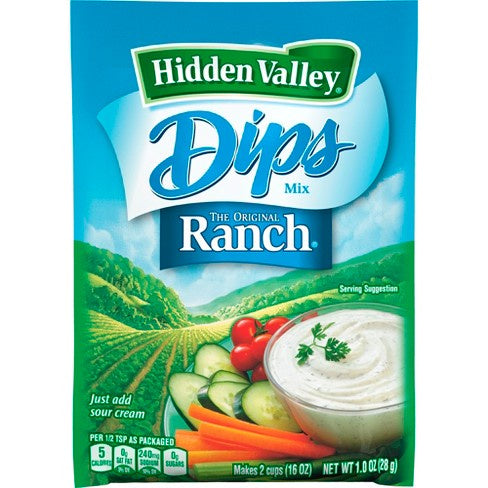 HIDDEN VALLEY Ranch Dip Mix 1oz