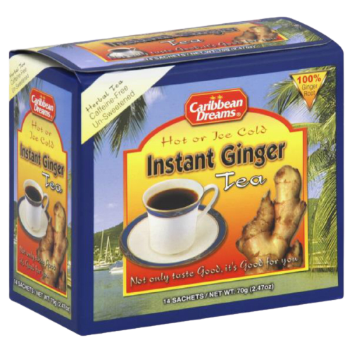 CARIBBEAN DREAMS Instant Ginger Tea No Sugar 14 sachets