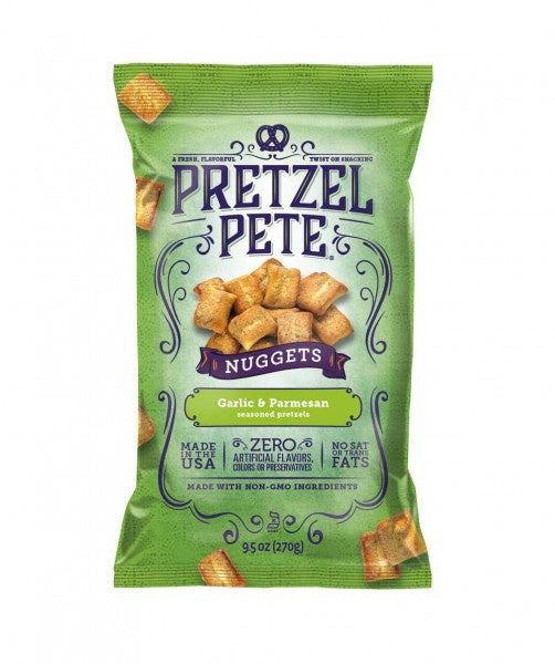 PRETZEL PETE Garlic & Parmesan Nuggets 9.5 oz