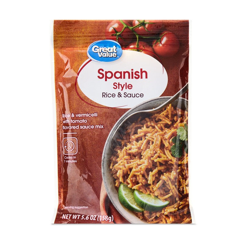 GREAT VALUE Spanish Style Rice & Sauce 5.6oz