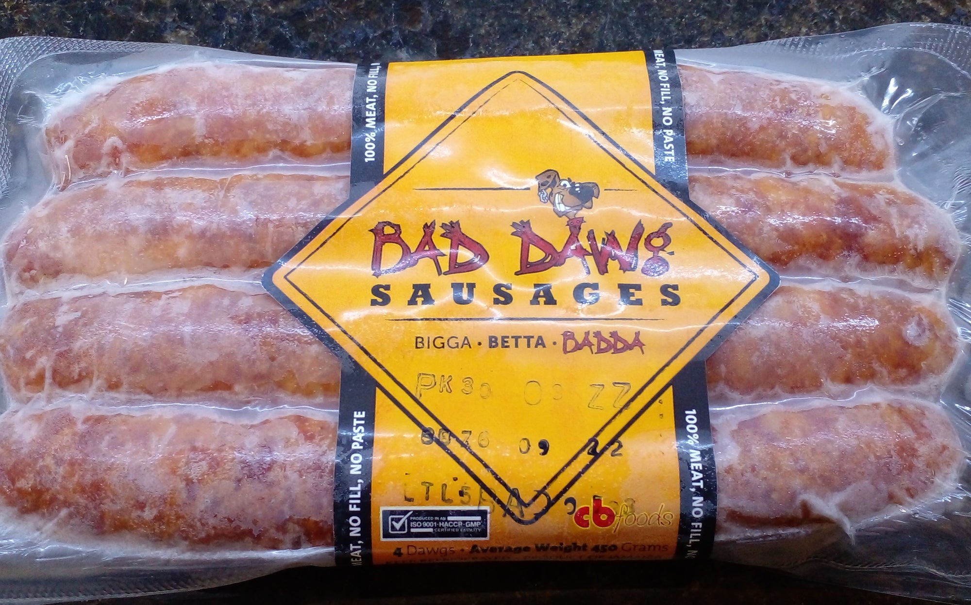 BAD DAWG Sausages 450g