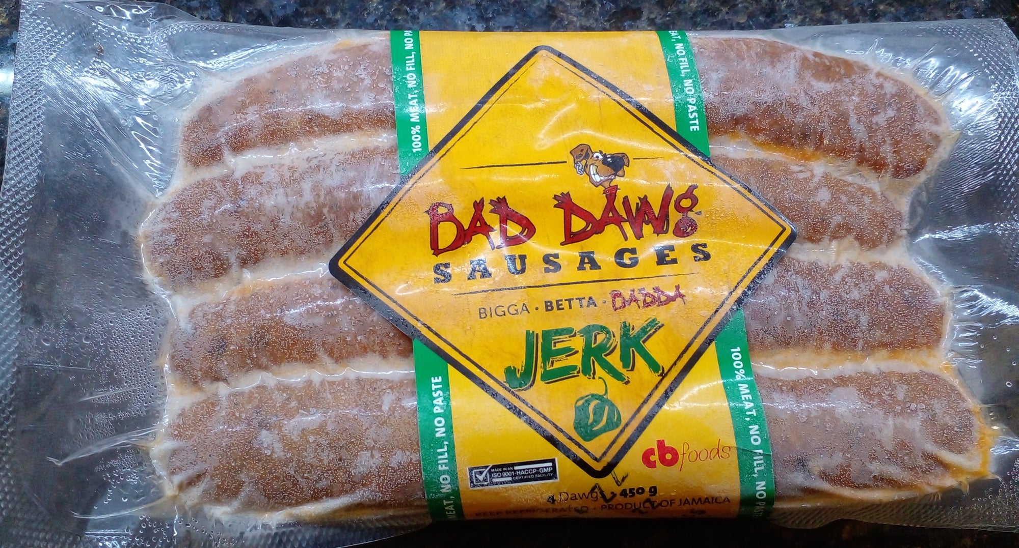 BAD DAWG Jerk Sausages 450g