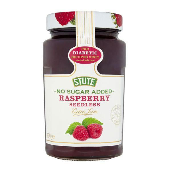 STUTE No Sugar Raspberry Jam 430 g