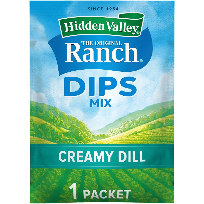 HIDDEN VALLEY Ranch Creamy Dill Dip Mix  0.9oz