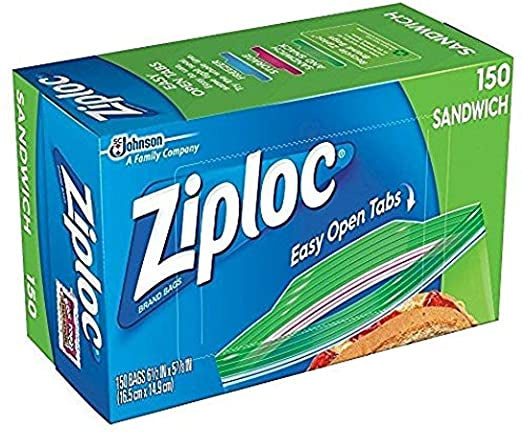 ZIPLOC Sandwich Bags 145 count