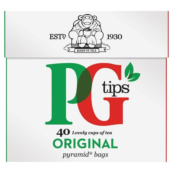 PG Tips Tea Bags 40 count