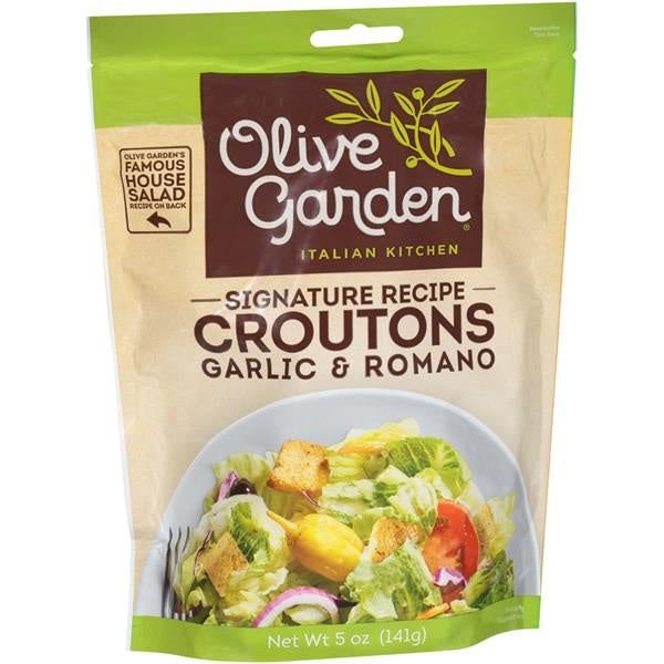OLIVE GARDEN Garlic & Romano Croutons 5 oz