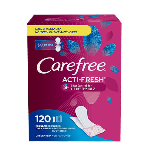 CAREFREE Liners Regular 120 count