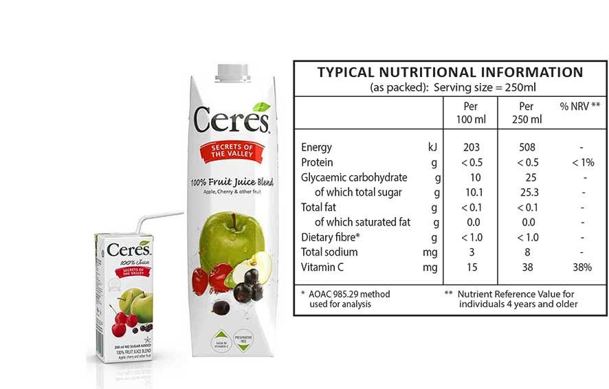 CERES Secrets of the Valley Juice 1 L