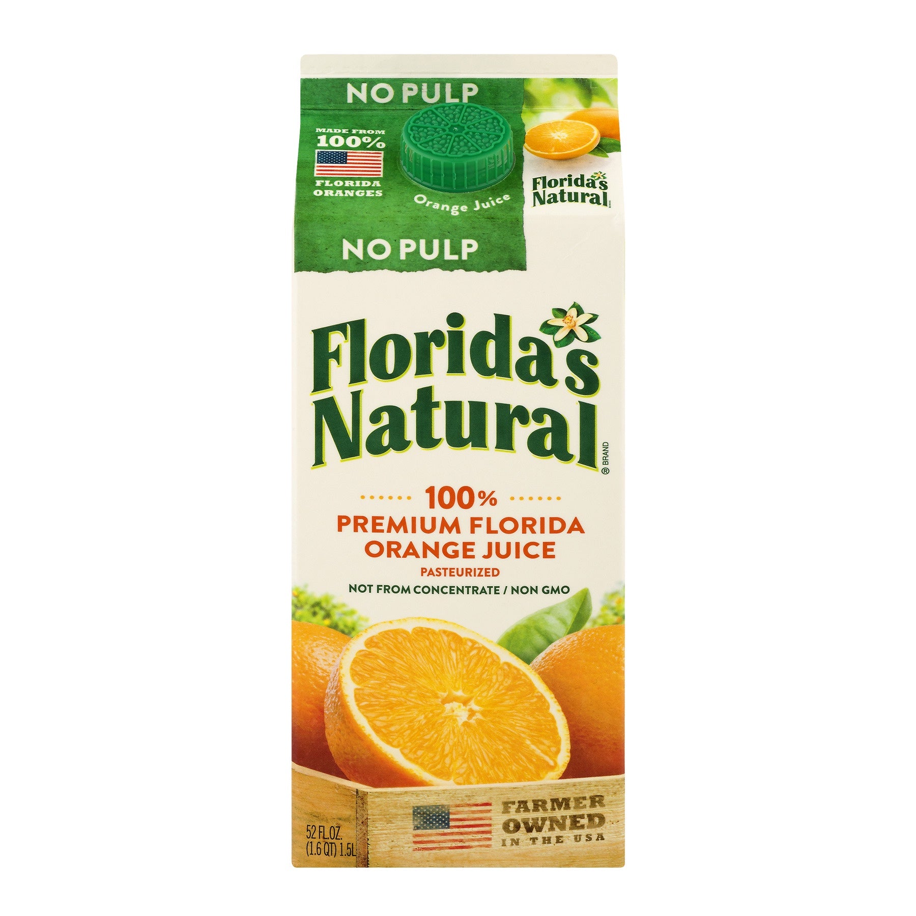 FLORIDA'S NATURAL Orange Juice No Pulp 1.53 L