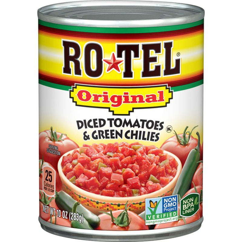 ROTEL Diced Tomatoes & Green Chilies Original 10oz