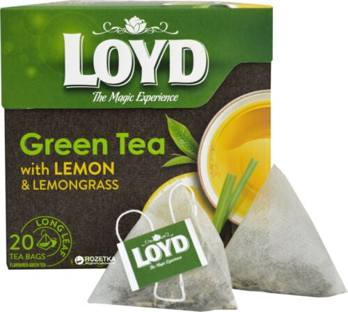 LOYD Green Tea w/Lemon & Lemongrass 20 bags