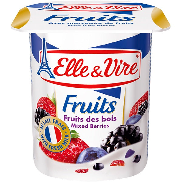ELLE & VIRE Fruits Yogurt Mixed Berries 125 g