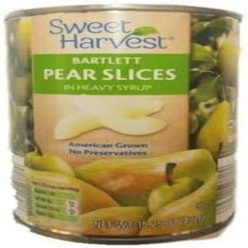 SWEET HARVEST Pear Slices in Pear Juice 15oz