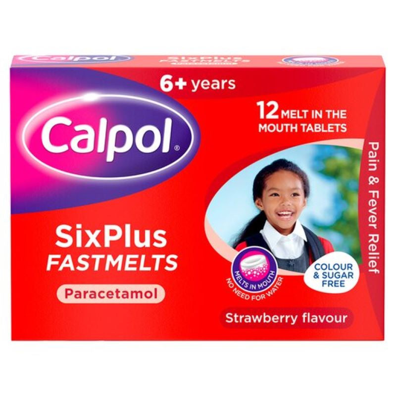 CALPOL PARACETAMOL FASTMELTS 12 COUNT