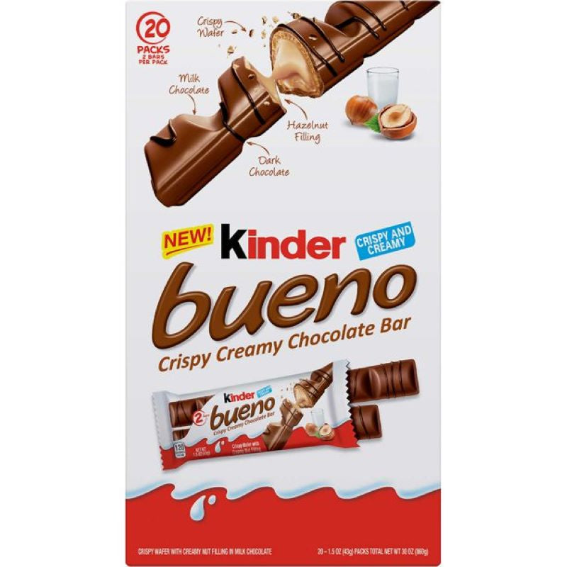 KINDER Bueno Crispy Creamy Chocolate Bar 1.5oz