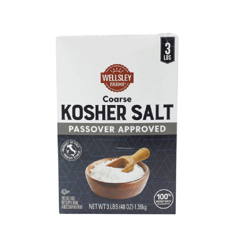 WELLSLEY Coarse Kosher Salt 3 lbs