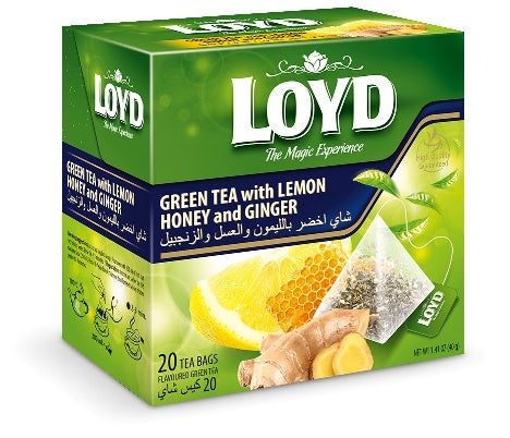 LOYD Green Tea w/ Lemon, Honey & Ginger 20 bags