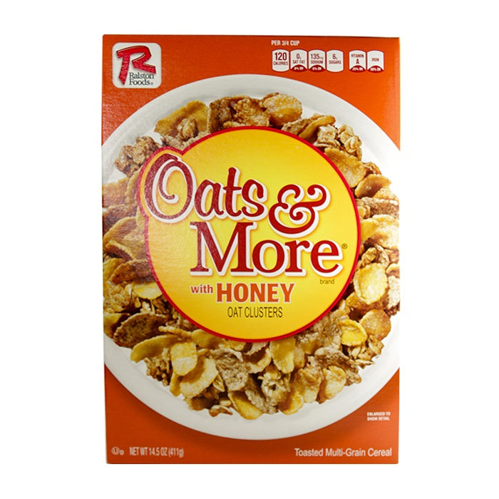RALSTON Oats & More Honey Cereal 14.5 oz