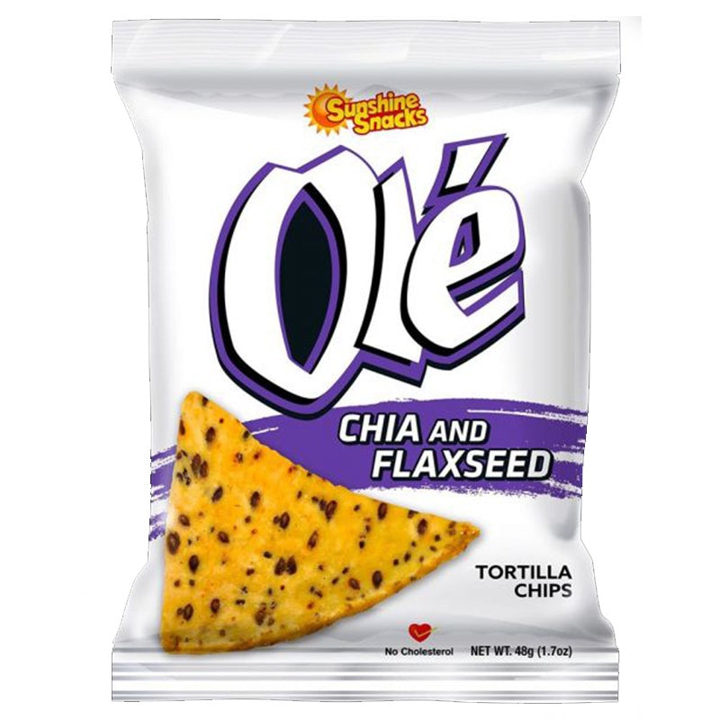 SUNSHINE SNACKS Ole Chia & Flaxseed Tortilla Chips 48 g