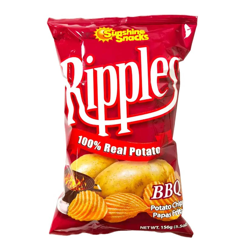 SUNSHINE SNACKS Ripples Potato Chips BBQ 156 g