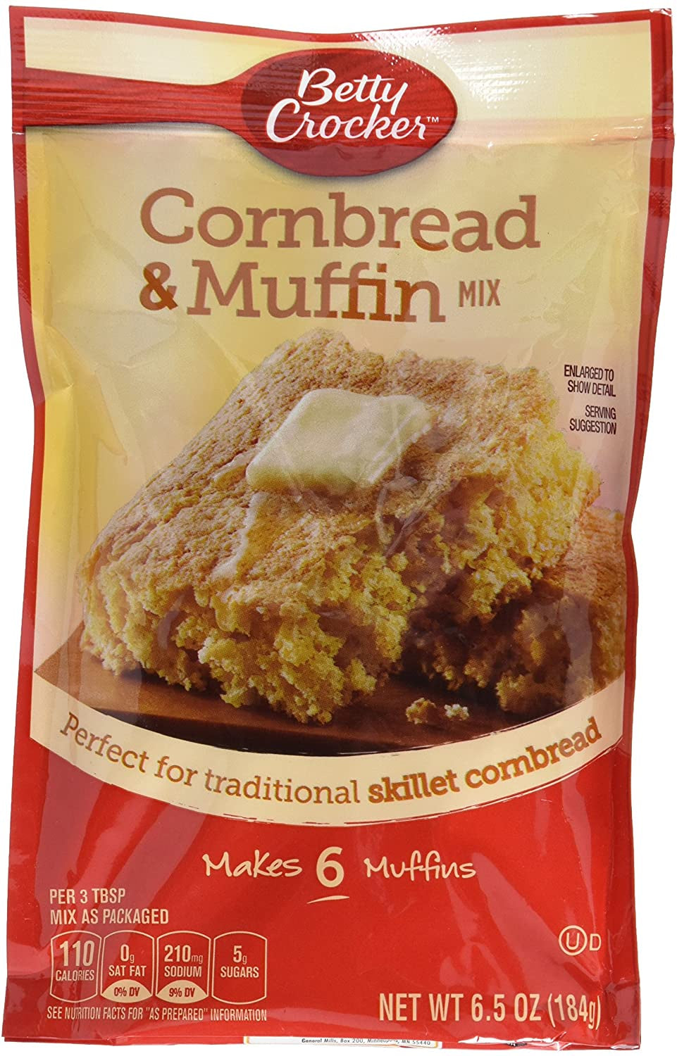 BETTY CROCKER Cornbread & Muffin Mix 6.5oz
