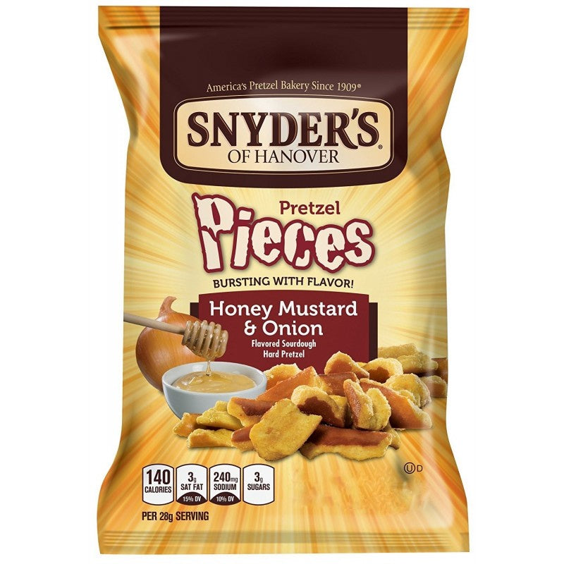 SNYDER'S Pretzel Pieces Honey Mustard & Onion 2.25oz