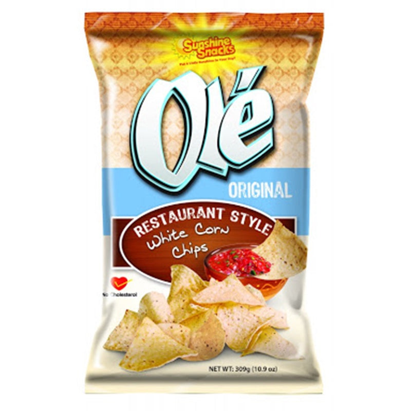 SUNSHINE SNACKS Ole White Corn Chips 309g