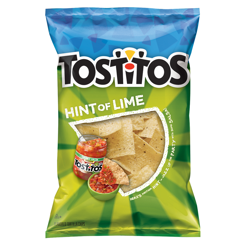 TOSTITOS Hint of Lime 10 oz
