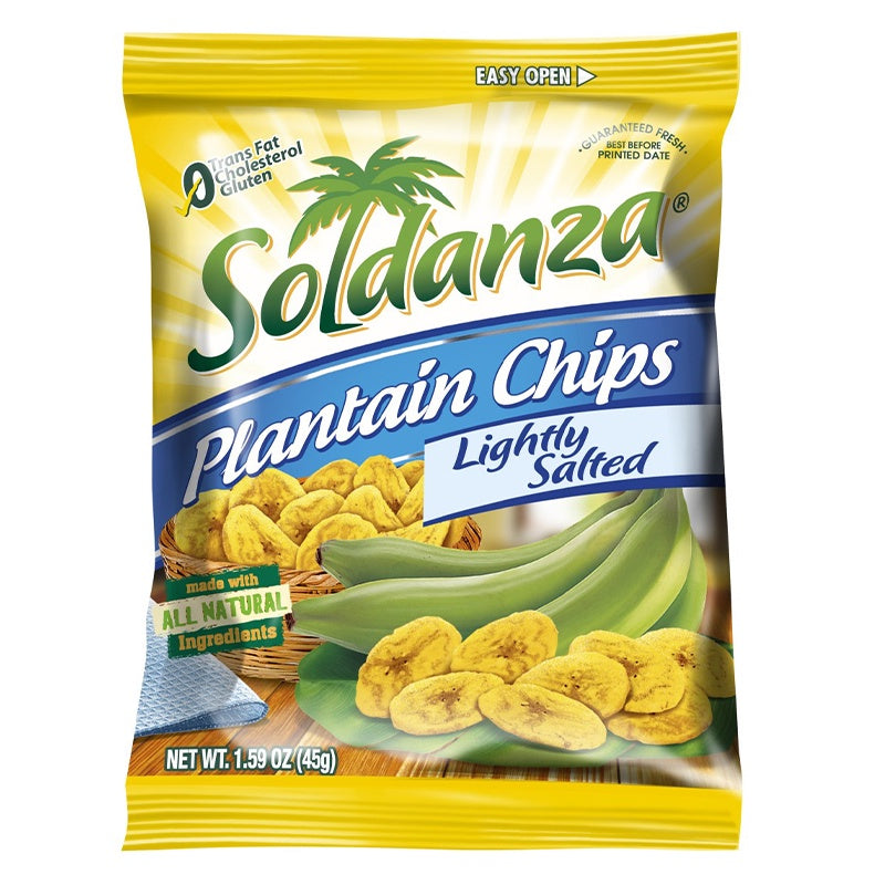 SOLDANZA Plantain Chips Lightly Salted 45g
