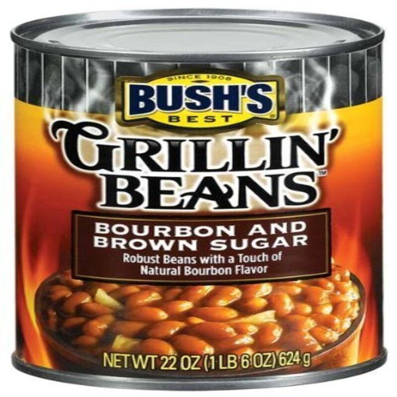 BUSH'S Grillin' Beans Bourbon & Brown Sugar 22oz