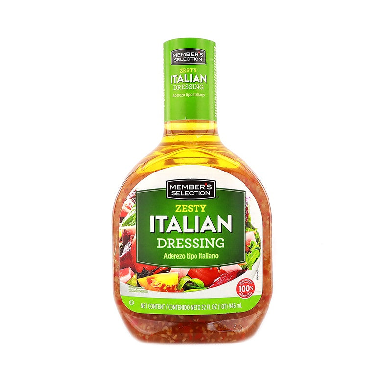 MEMBER'S SELECTION  Zesty Italian Dressing 32 oz