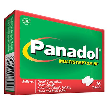 PANADOL Multisymptom Cold & Flu 16 Tablets