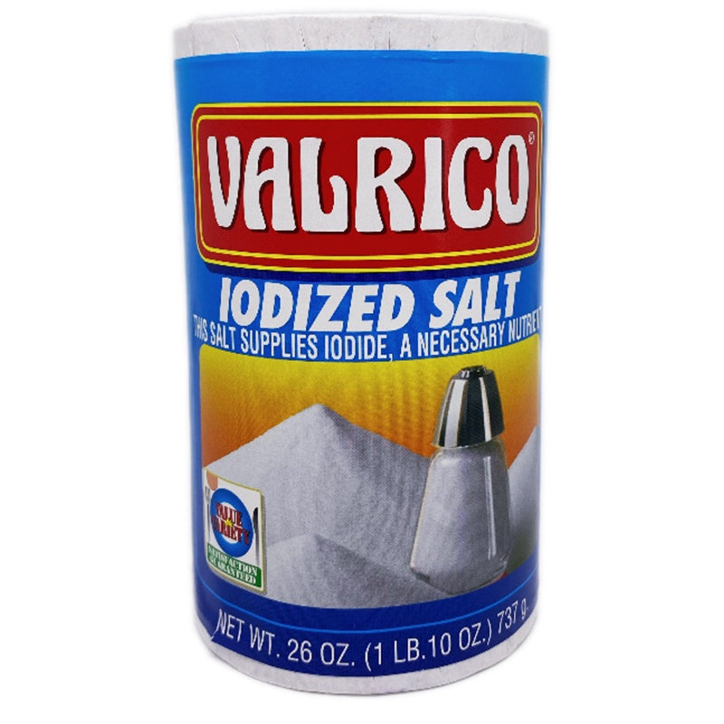 VALRICO Iodized Salt 26 oz