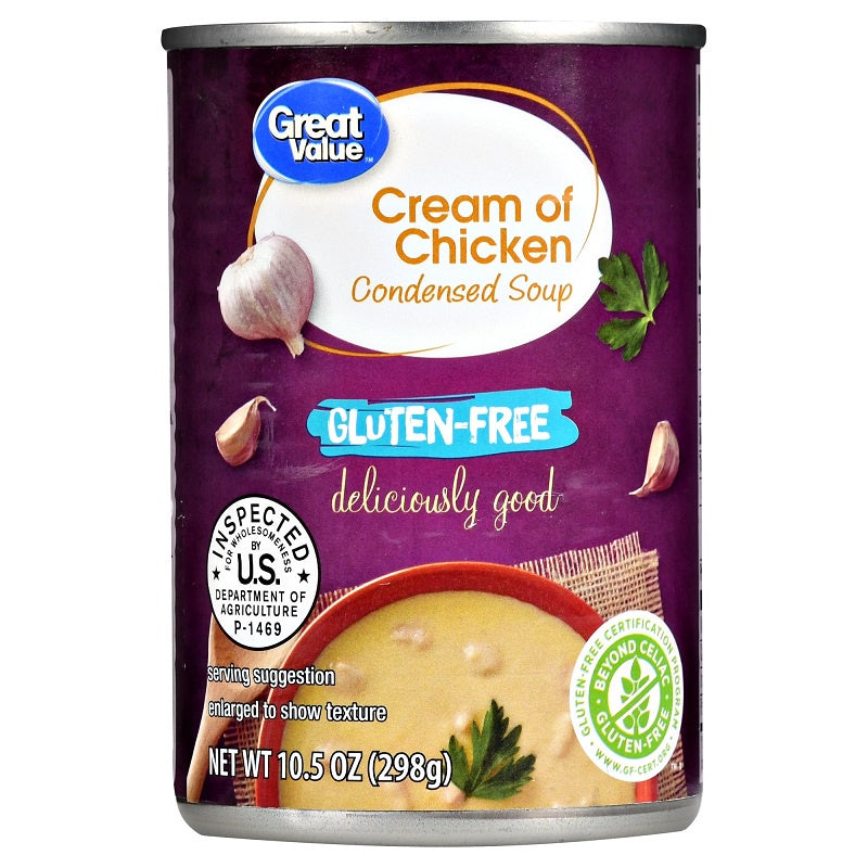 GREAT VALUE Cream of Chicken Soup Gluten Free 10.5 oz