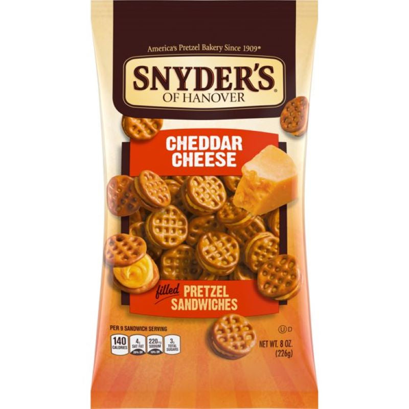 SNYDER'S Cheddar Cheese Pretzel Sandwiches 8 oz